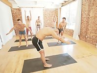Yoga with gay porn stars